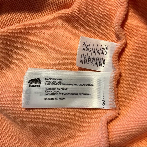 Roots Hoodie-Peach-Orange - Picture 5 of 6